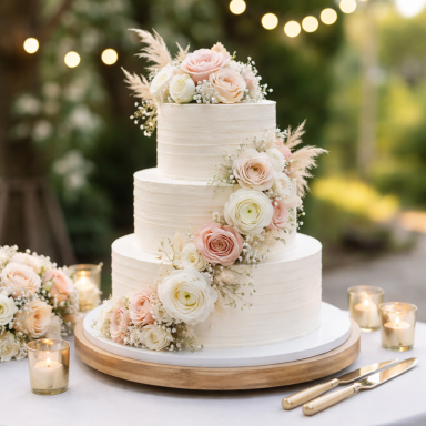 Gâteau de mariage en Paca